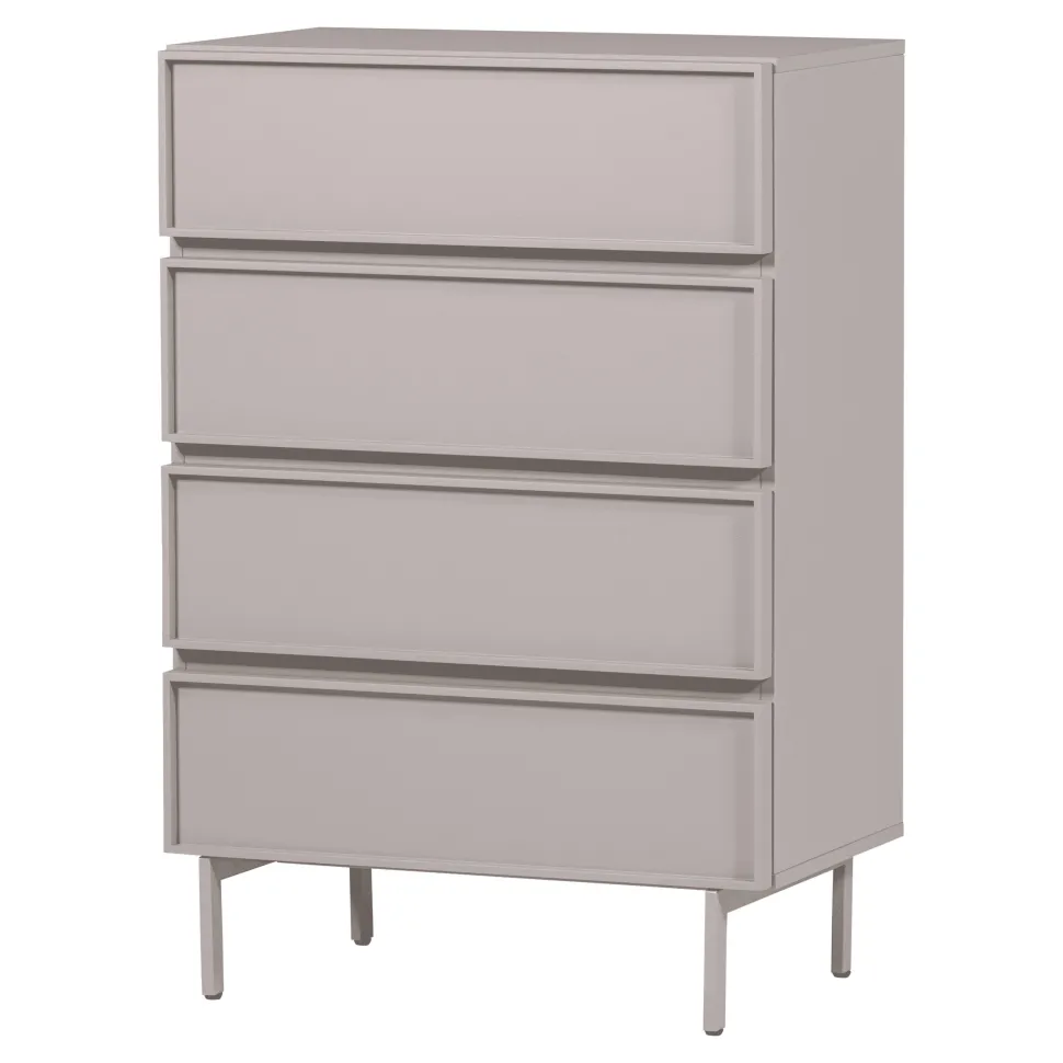 Ladekast Tours Met 4 laden, kleur Zand