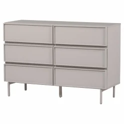 Ladekast Tours Met 6 laden, kleur Zand