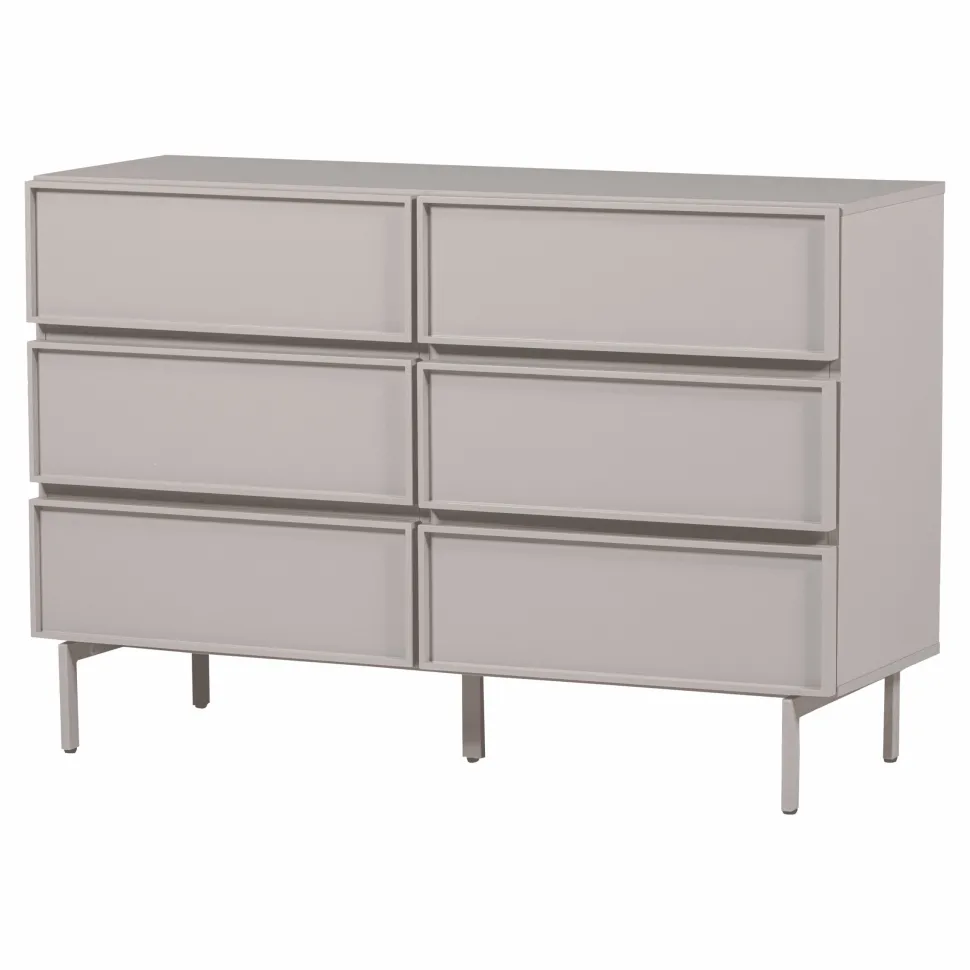 Ladekast Tours Met 6 laden, kleur Zand