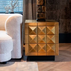 Ladekast/Nachtkastje Collada kleur Goud