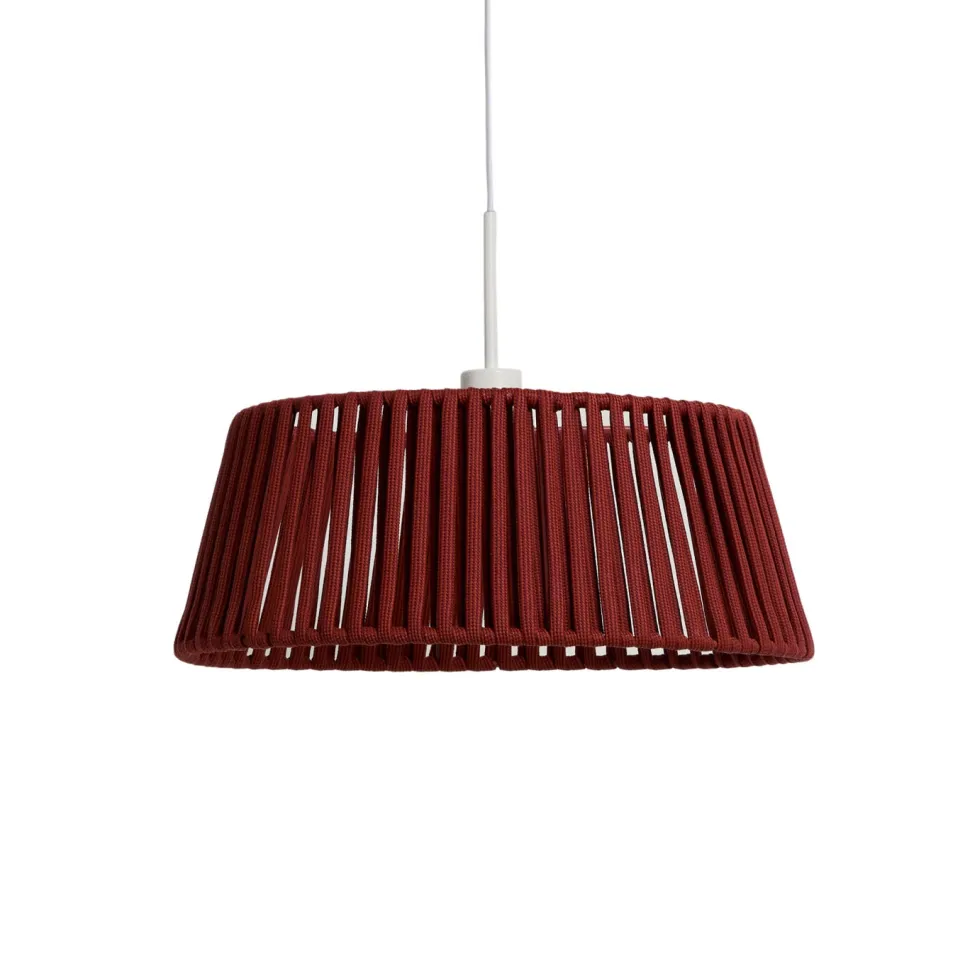 Lampenkap Aldet Plat Geweven touw, 46cm