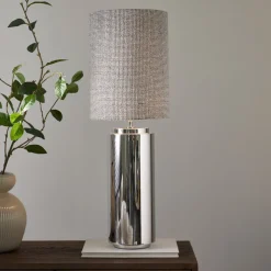 Lampenkap Baker Linnen, 40cm hoog