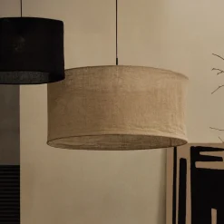 Lampenkap Mariela Linnen, kleur Beige