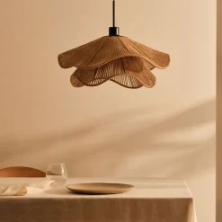 Lampenkap Pontos Dubbel, Jute, 50cm