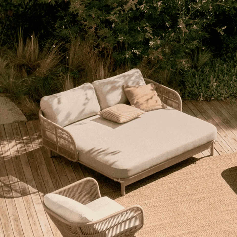 Ligbed Catalina 2-persoons, kleur Beige