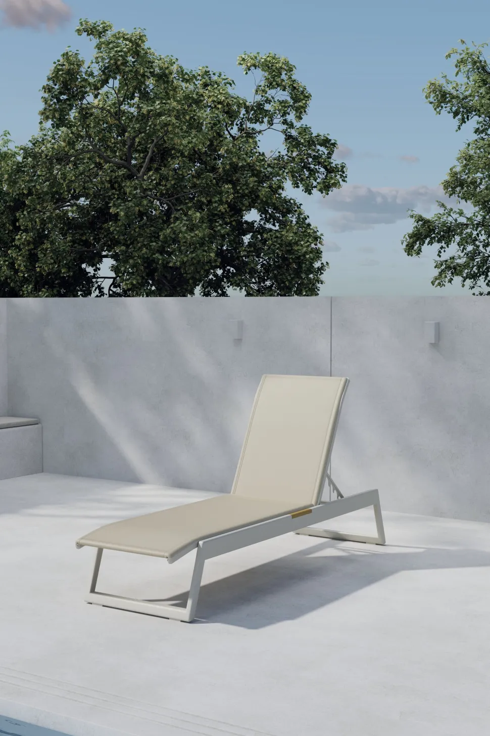 Ligbed Constantina kleur Beige