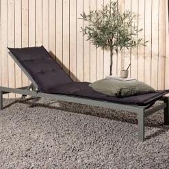 Ligbedkussen Andrus t.b.v. Ligbed, kleur Donkergrijs