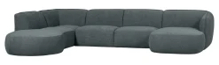 Lounge U-Bank Polly Links, 353cm, Woven