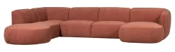 Lounge U-Bank Polly Links, 353cm, Woven