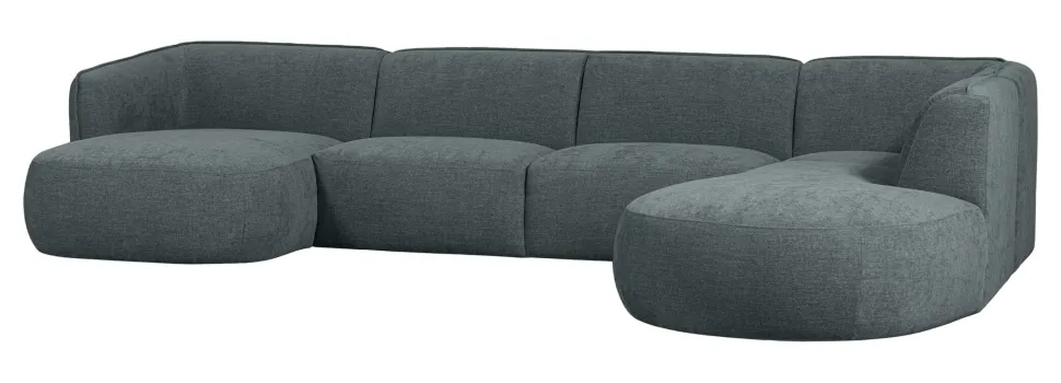 Lounge U-Bank Polly Rechts, 353cm, Woven