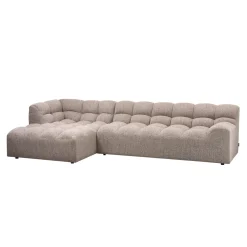 Loungebank Allure Geweven stof, kleur Bruin Melange