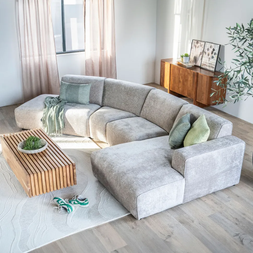 Loungebank Elise kleur beige