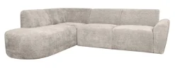 Loungebank Espen Elite stof, kleur Naturel