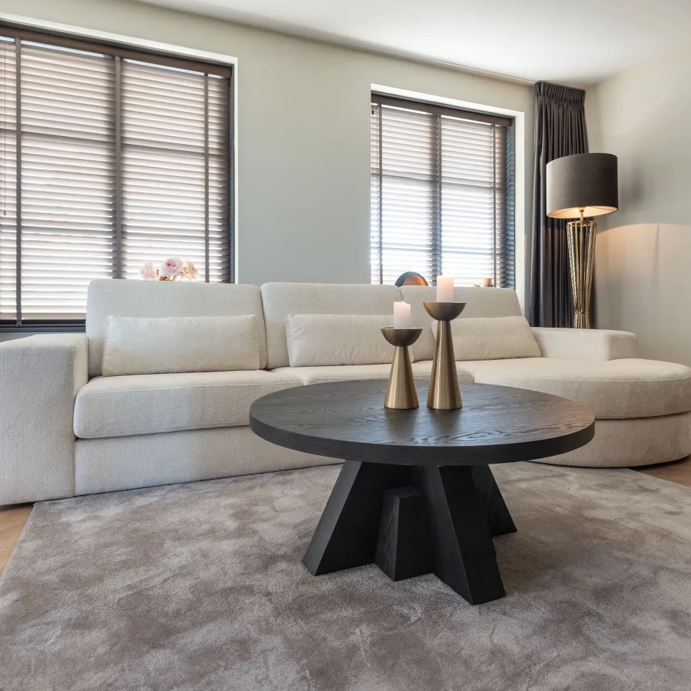 Loungebank Felix Chenille, kleur Wit