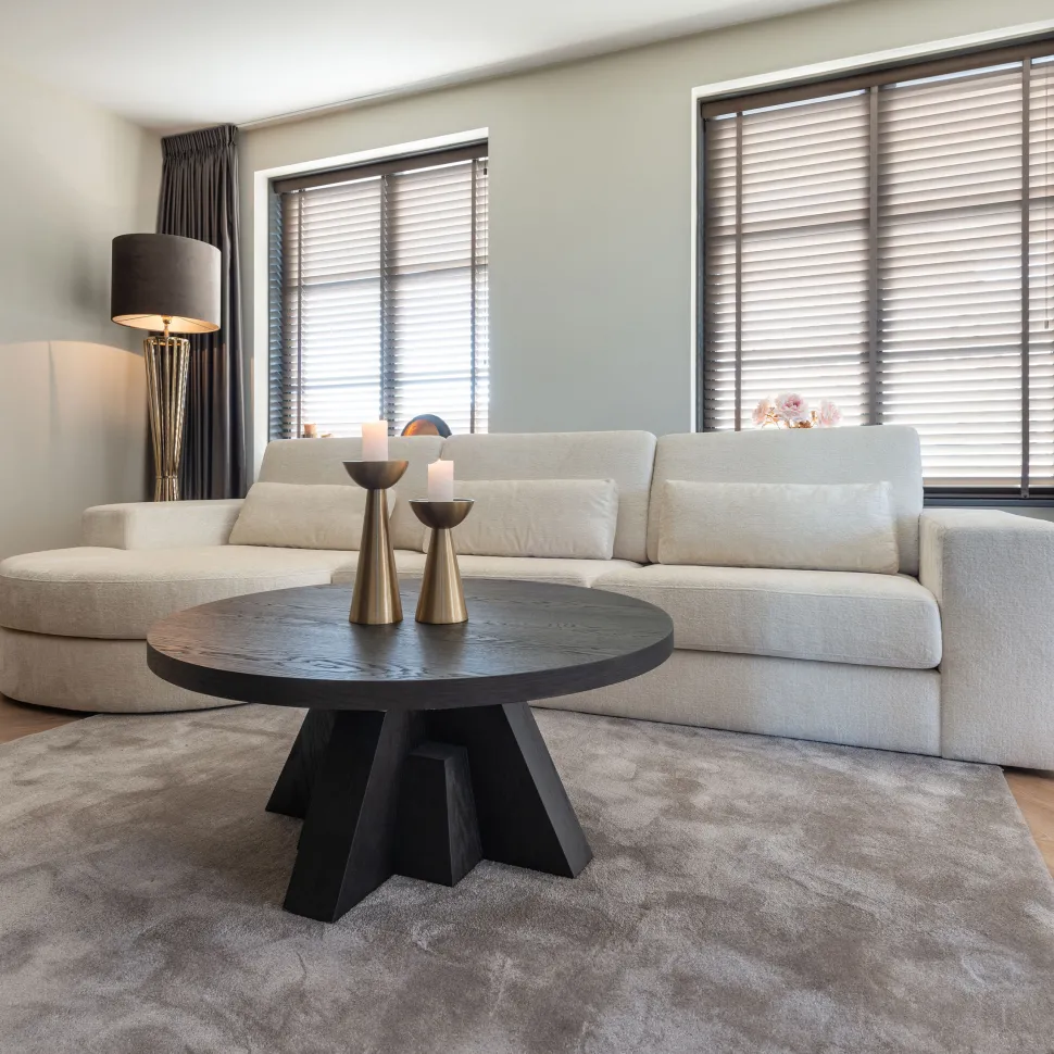 Loungebank Felix Chenille, kleur Wit