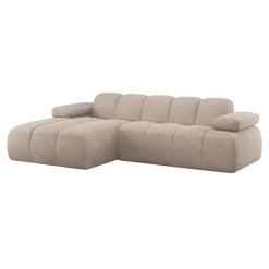 Loungebank Mojo Wollig Chenille, kleur Donker Zand