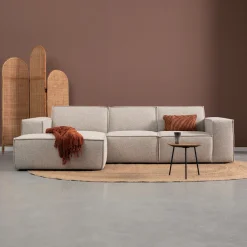 Loungebank Play 290cm, Bouclé, kleur Beige