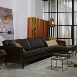 Loungebank Rodeo Rechts, Eco Leder