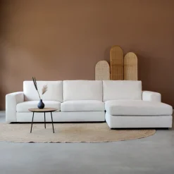 Loungebank Uno 304cm, kleur Off White