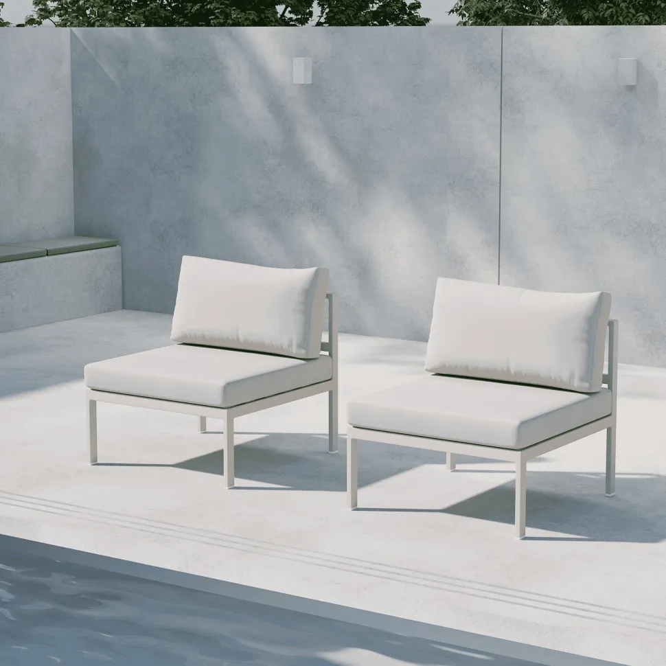 Loungeset Lasheka Middenmodule, kleur Beige