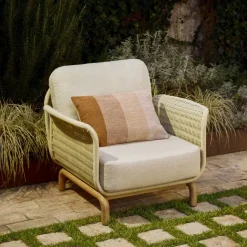 Loungestoel Alipa Acaciahout en touw