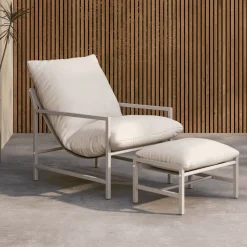 Loungestoel Antrone Met hocker