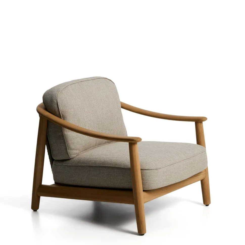 Loungestoel Elunda Teakhout