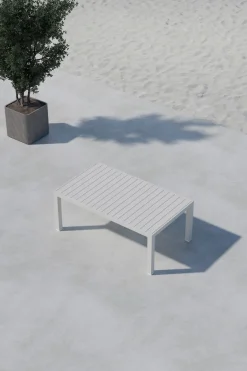 Loungetafel Lasheka 120 x 70cm, kleur Beige