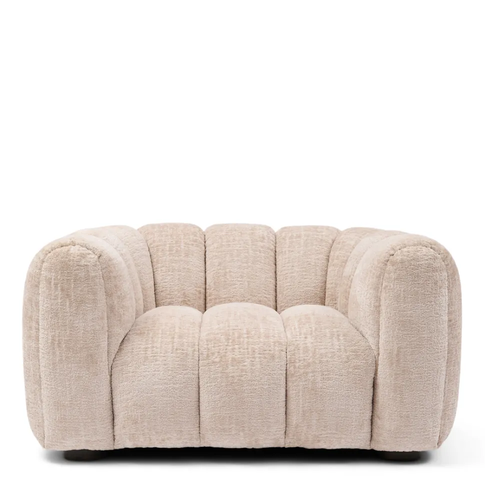 Loveseat Vicenza Chenille, kleur Natural