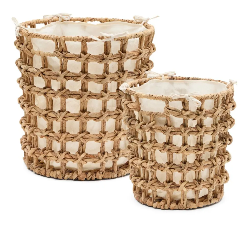 Mand Dilam Waterhyacint, Set van 2 stuks