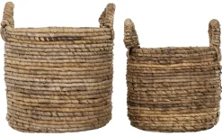 Mand Pretoria Bananenblad, Set van 2 stuks
