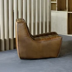 Modulaire Bank N701 Leder, 1-zits, kleur Old Saddle