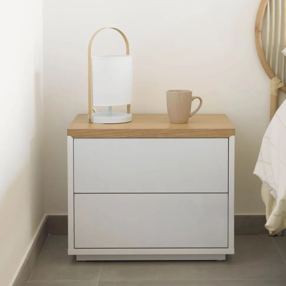 Nachtkastje Abilen Eiken, 53 x 44cm