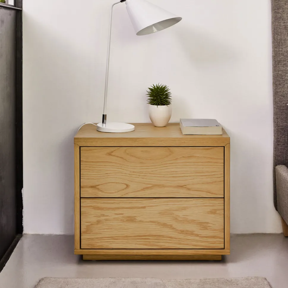 Nachtkastje Abilen Eiken, 53 x 44cm