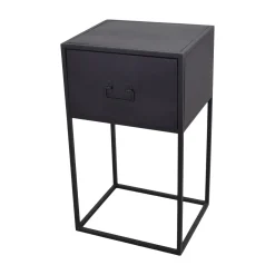 Nachtkastje Djax 40 x 35cm, kleur Zwart