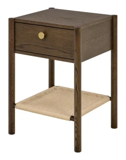 Nachtkastje Hebert Eikenfineer, Met 1 lade