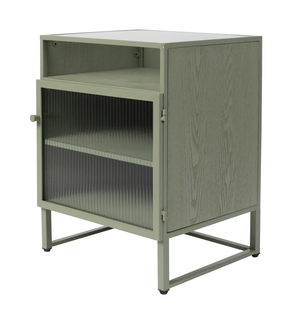 Nachtkastje Lislie 45 x 38cm, kleur Groen