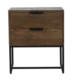 Nachtkastje Meave, hout donker bruin