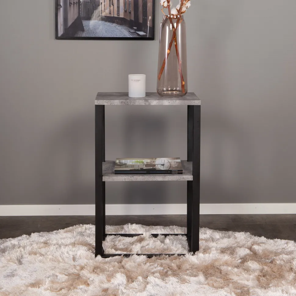 Nachtkastje Ram Betonlook, 45 x 30cm