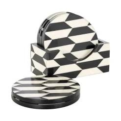 Onderzetter Jula Resin, Set van 6 stuks