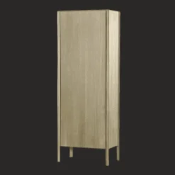 Opbergkast Amalfi Eiken, 190 x 70cm, kleur Whitewash