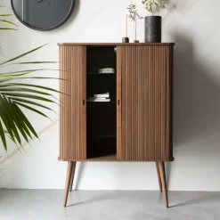 Opbergkast Barbier Hout, 140 x 100cm