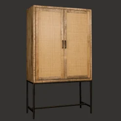 Opbergkast Carini Hout en Webbing, 190 x 110cm