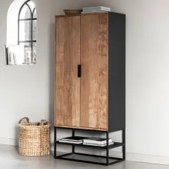 Opbergkast Cosmo Teakhout, 180 x 80cm