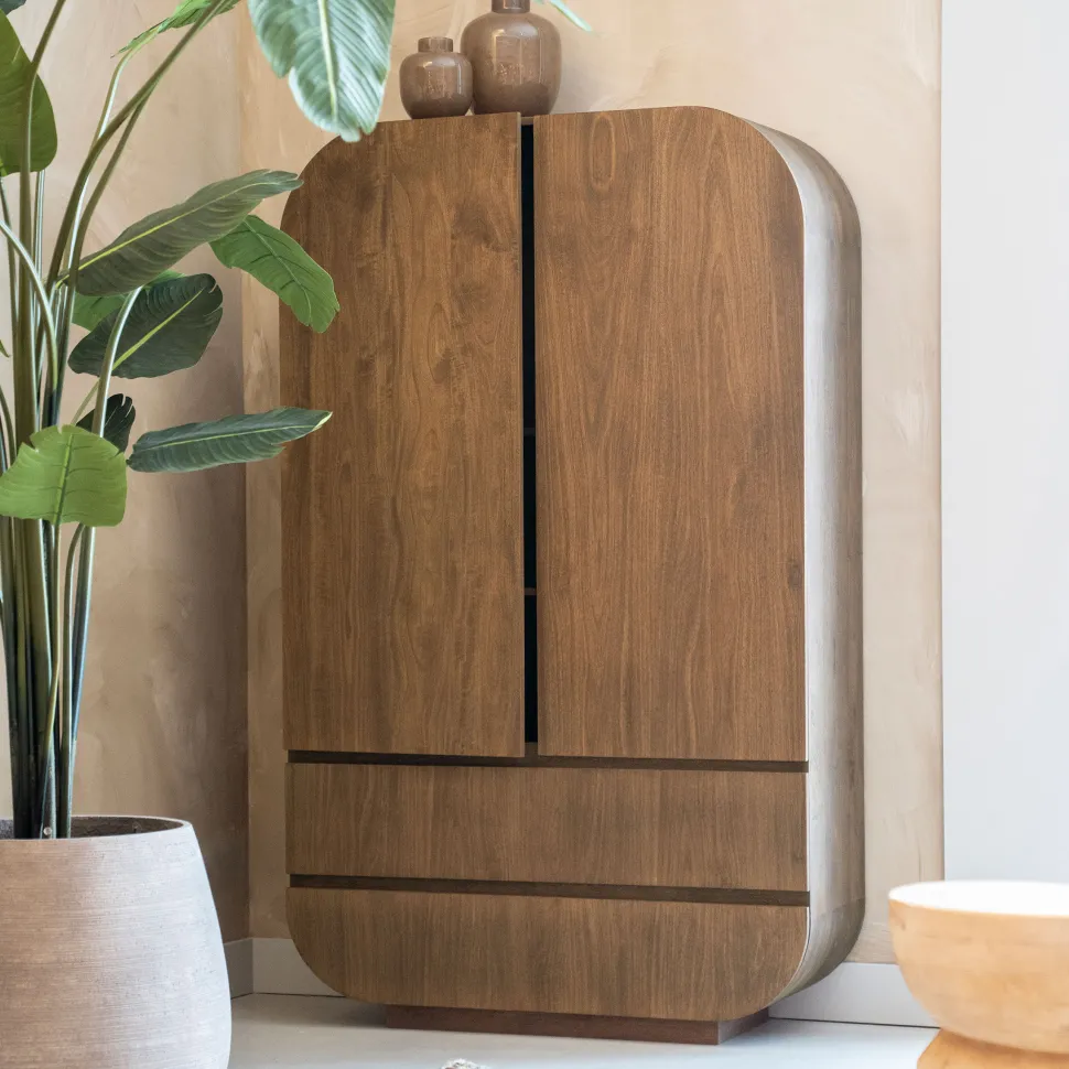 Opbergkast King Mangohout, 180 x 110cm