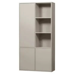 Opbergkast Meggy 215 x 108cm, kleur Dust