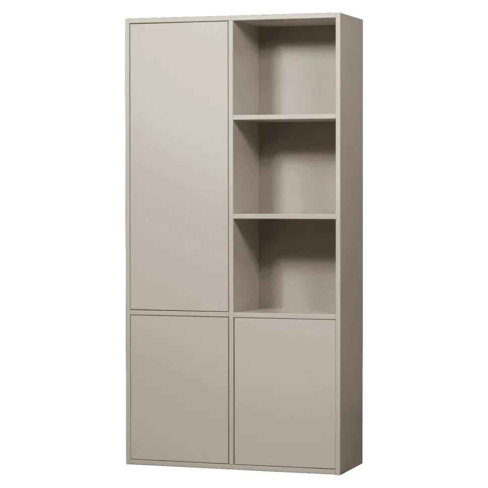 Opbergkast Meggy 215 x 108cm, kleur Dust