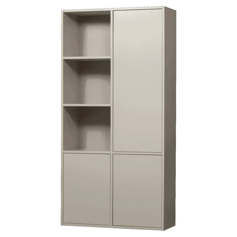 Opbergkast Meggy 215 x 108cm, kleur Dust