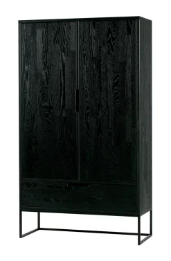 Opbergkast Silas, kleur Zwart