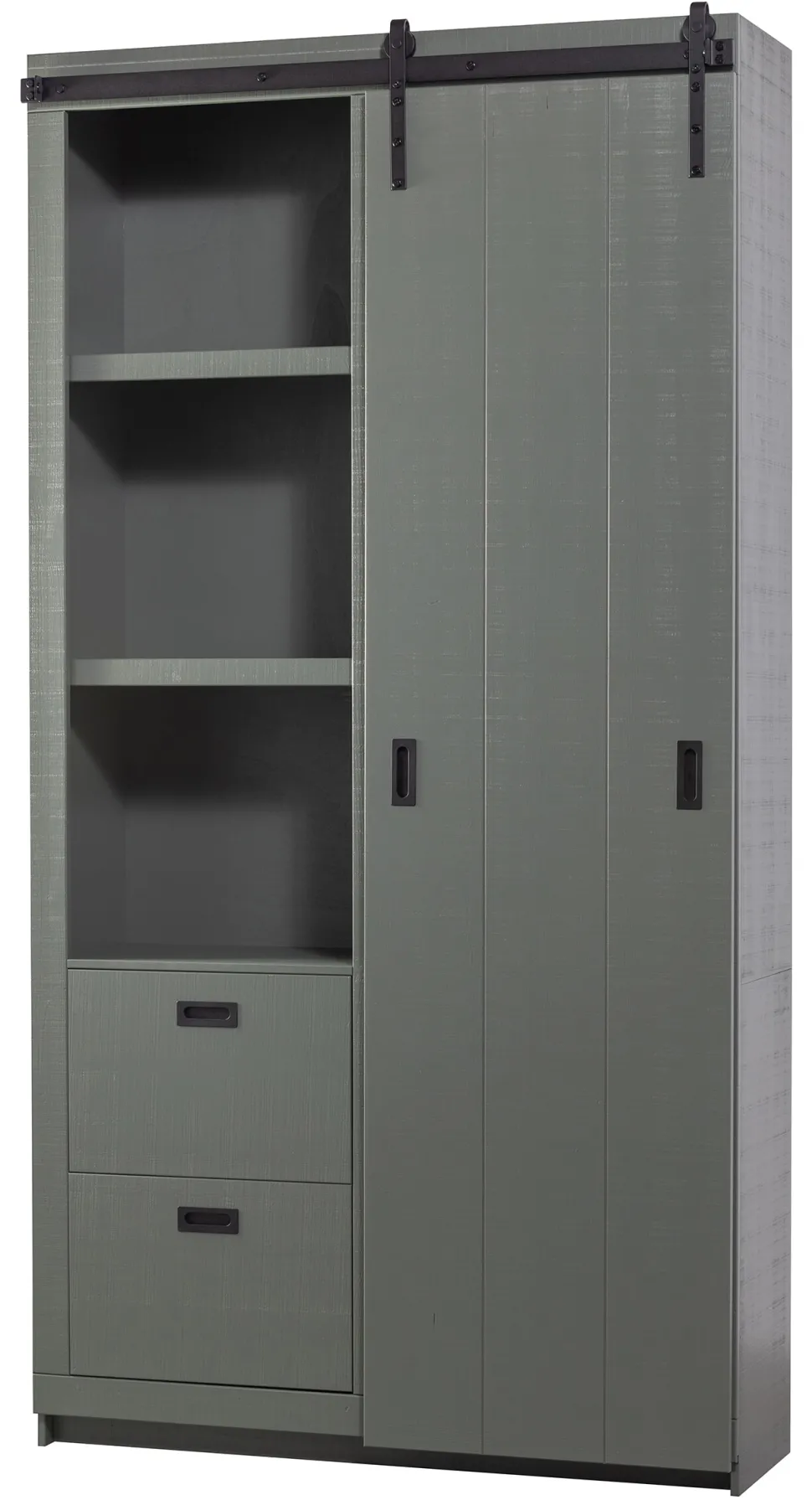 Opbergkast Slide met staldeur / schuifdeur